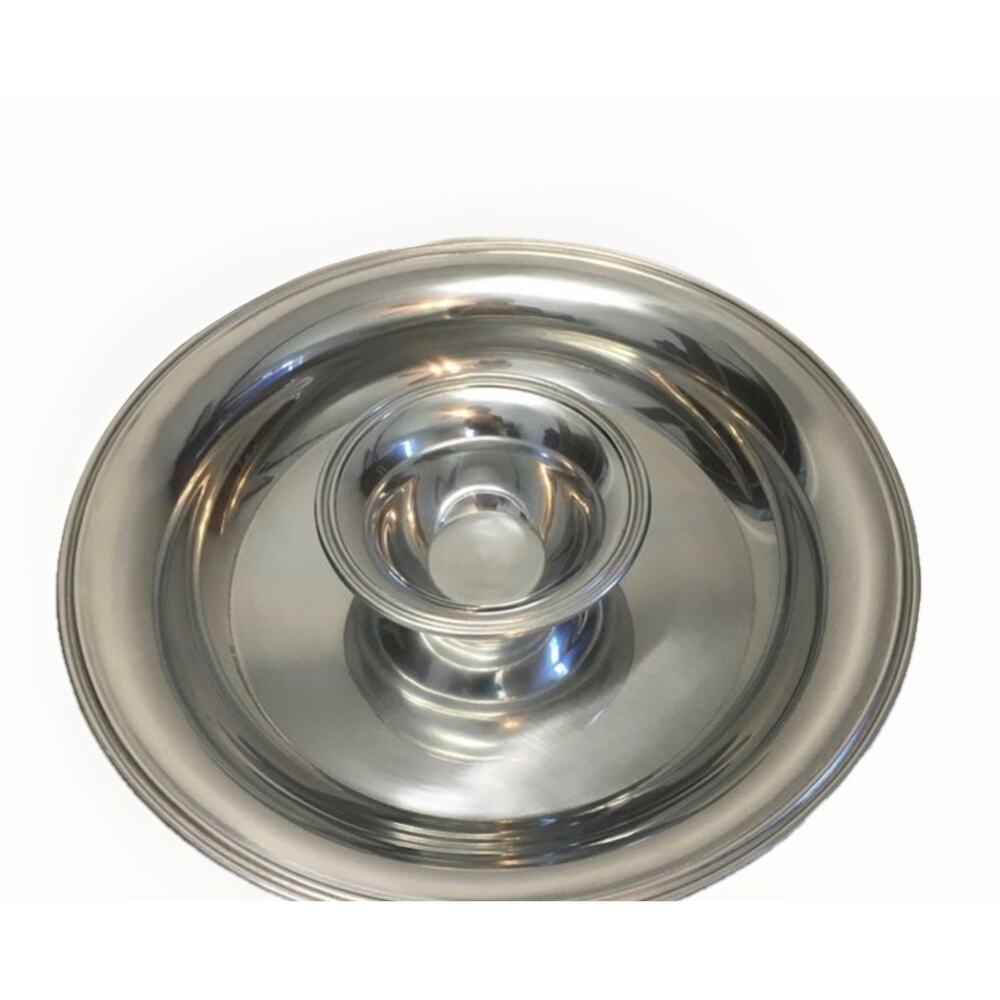 New Reed & Barton Arlington Serverware Collection Serving Tray Bowl Chip/Dip Set